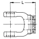 Cardan shaft yoke 941804 suitable for Claas