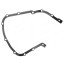 Gasket of the cover of the rear crankshaft of the agricultural machinery engine 87801610 New Holland
