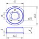 Auger finger guide