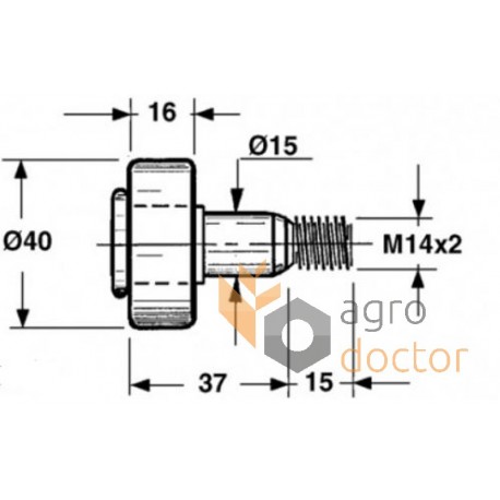 Roller assembly 52 mm