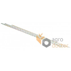 Knife assembly AH121221 suitable for John Deere for 7600 mm header - 101.5 serrated blades , w/o head