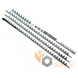 Conjunto de cuchillas 7500 mm, Claas adecuado para 630891.0 - 102 segmento[Rasspe] ,