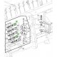 Quick-disconnect coupling of combine harvester hydraulics - AH225668 suitable for John Deere