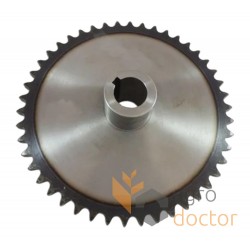 Sprocket Z-46 of the drive of the vertical auger of the combine transporter AH125080 - suitable for John Deere