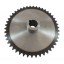 Sprocket Z=46 of the drive of the vertical auger of the combine transporter AH125080 - suitable for John Deere