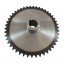 Sprocket Z46 of the drive of the vertical auger of the combine transporter AH125080 - suitable for John Deere