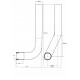 Exhaust pipe L113259 - suitable for John Deere