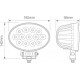 Footrest headlight RE181281 - John Deere tractor