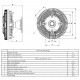 Viscous coupling AL79618 - (viscous coupling) of the engine fan John Deere