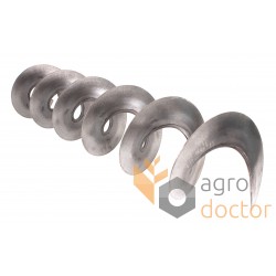 Spiral for auger 130/150/48, thickness 4mm, left