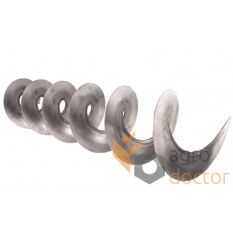 Spiral for auger 110/110/30, thickness 5mm, right