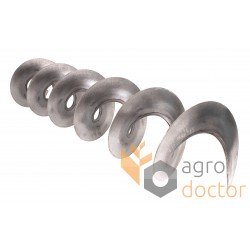 Spiral for auger 125/125/25, thickness 3mm, left