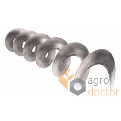 Spiral for auger 125/125/42, thickness 5mm, left