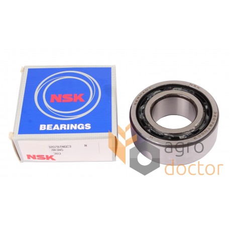 3207BTNGC3 [NSK] double row suitable for - Deep groove ball double row bearing