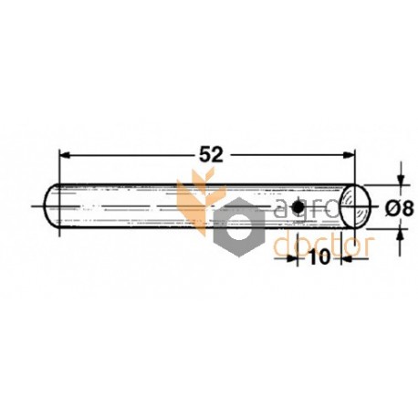 Pin 52mm