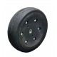 Wheel 023571 - castor assembly, suitable for Lemken