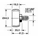 Piston roller with finger 44,5mm