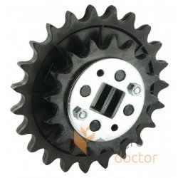 Double sprocket G22270152 suitable for Gaspardo - T16/T23