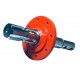 Shaft G22270369 - under the impeller of the large pulley, suitable for Gaspardo