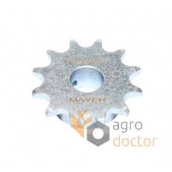 Metal sprocket G20860088 - under round shaft, suitable for Gaspardo Z12