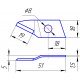 Knotter knife 50x16 [Claas Original]