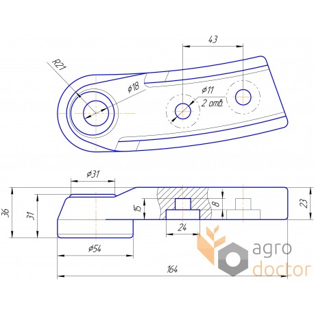 Bearing plate