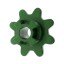 Drive sprocket A24930 - seed drill counter drive shaft, suitable for John Deere