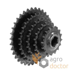 Combined sprocket AA31691 - seeder mechanisms, suitable for John Deere