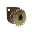 Sprocket AA36212 - with flange, with hexagonal hole, suitable for John Deere