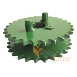 Double sprocket AA49877 suitable for John Deere - T28/T28