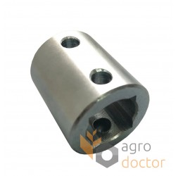 Bushing connecting G22220085 suitable for Gaspardo (for a square shaft)