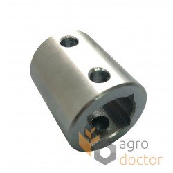 Douille connecting G22220085 adaptable pour Gaspardo (for a square shaft)