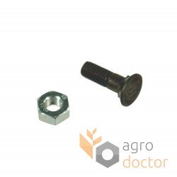 Bolt + nut 3015767 - suitable for LEMKEN equipment