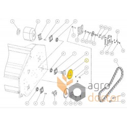 Header sprocket 01.0215.00 suitable for Capello - T21