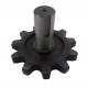 Drive sprocket 1.351.029 - with shaft under key, suitable for harvester OROS Z-11