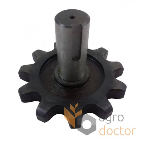 Drive sprocket 1.351.029 - with shaft under key, suitable for harvester OROS Z-11