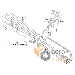 Steel cable G63127004 for Gaspardo planters