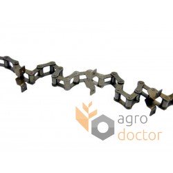 Return grain elevator roller chain with 40 rubber paddles, 162 links