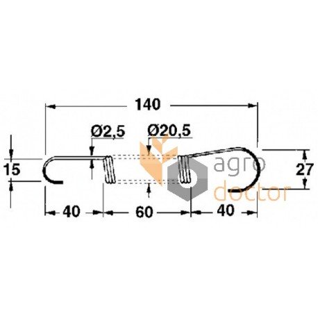 Spring 140mm