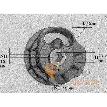 Tooth Knotter plate d36mm
