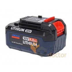 20V 4.0 Ah Li-Ion battery for SKF battery driven grease gun TLGB 1886-E [SKF-LINCOLN]