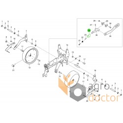 Tension handle 207988 - depth regulator, suitable for Vaderstad seeder