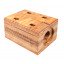 Wooden bearing SR640869 suitable for Sampo harvester straw walker - shaft 25 mm