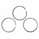 Juego de anillos (aros/segmentos) de piston 3 anillos AR55759 John Deere [Sparex] (Std)
