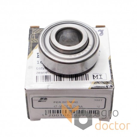 PER.203RRR2 | 203KRR2 [PEER] Radial insert ball bearing, hexagonal bore