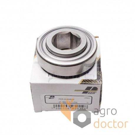 206KRR6 PER.206HRR6 [PEER] Hex bore insert ball bearing