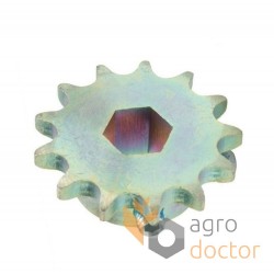 Chain sprocket under the hexagonal shaft, with oil pan AC834144 suitable for Kverneland, T13