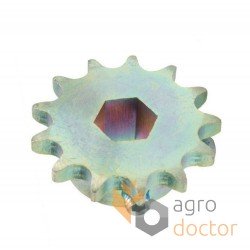 Chain sprocket under the hexagonal shaft, with oil pan AC834144 suitable for Kverneland, T13