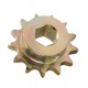 Chain sprocket under the hexagonal shaft, without oil pan AC834948 suitable for Kverneland, T13