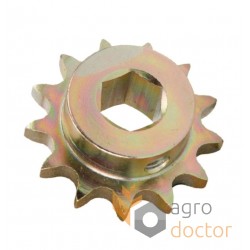 Chain sprocket under the hexagonal shaft, without oil pan AC834948 suitable for Kverneland, T13
